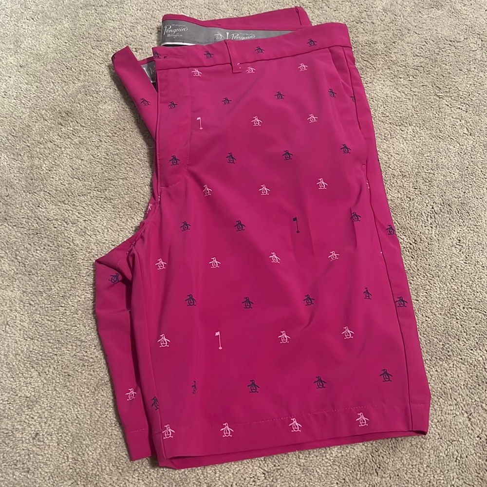 Men’s Penguin golf shorts